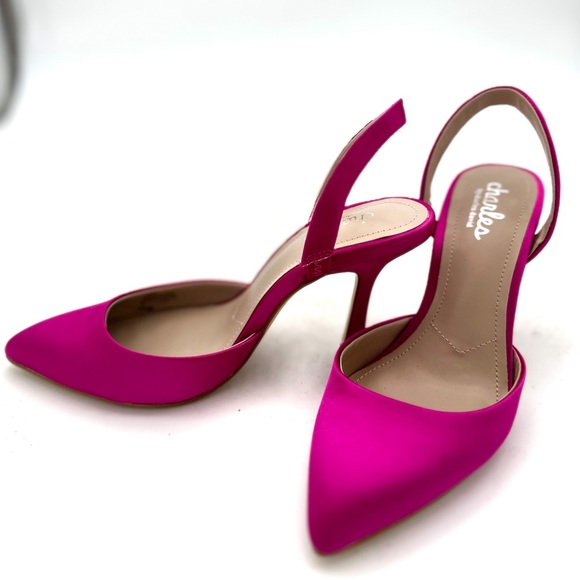 Charles by Charles David hot pink sling back heel - Picture 1 of 1